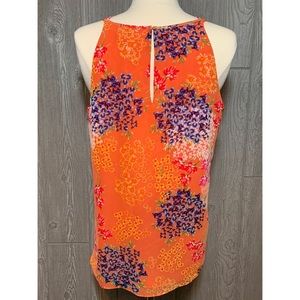 Cynthia Rowley Tops - Cynthia Rowley Orange Floral Print Top Blouse S Cynthia Rowley Tops - Cynthia Rowley Orange Floral Print Top Blouse S